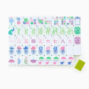 Aesthetic Apple Green tiles Set ,Handmade Engraved Tiles Viral Game Night Starter, Perfect Holiday Gift & Graduation gift & Father's Day gifts