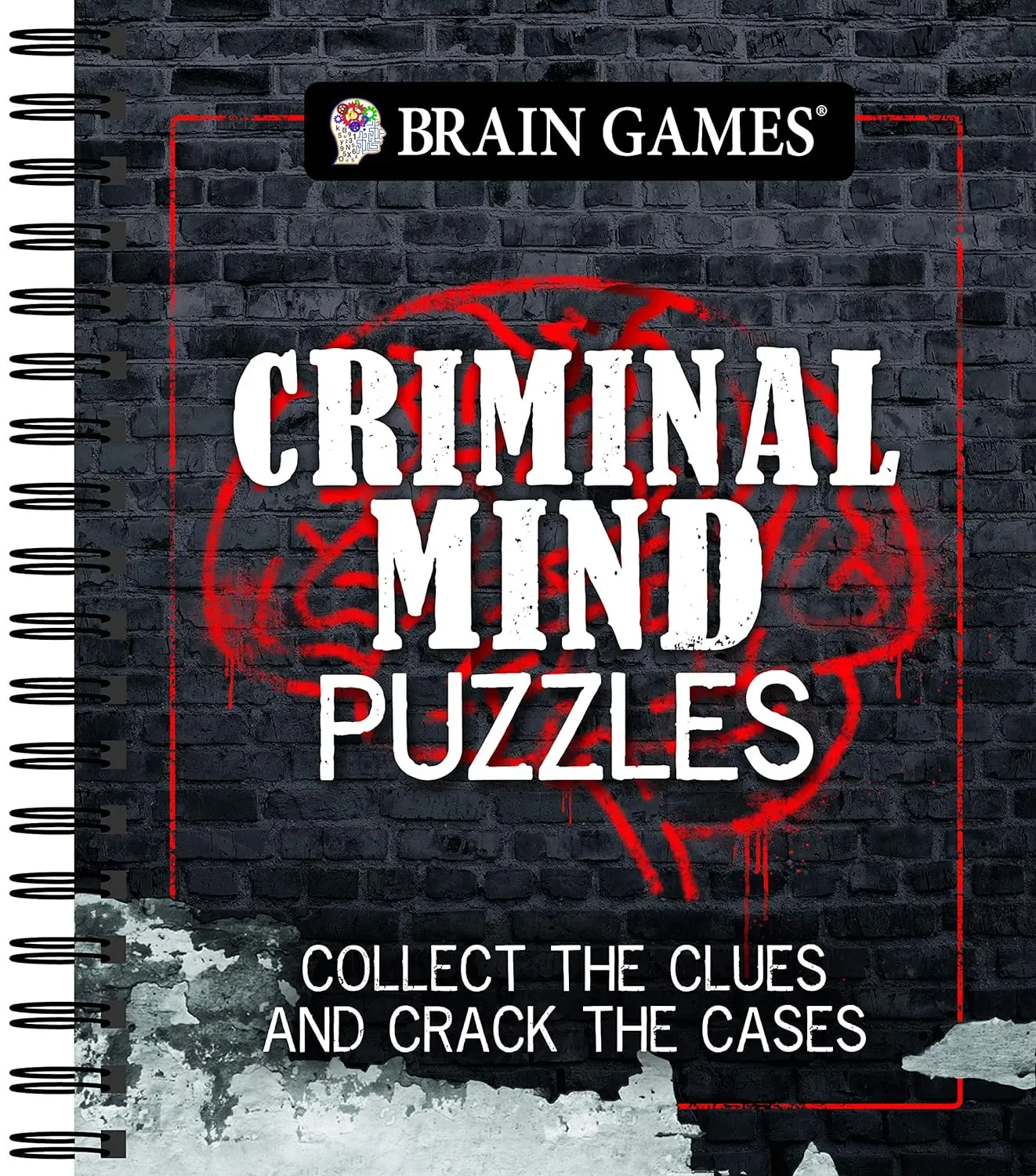 Criminal Mind Puzzles Activity Book for Kids, Brain Games with Crime Solving Challenges