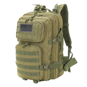 40L Military Tactical Backpacks For Men Camping Hiking Trekking Daypack Bug Out Bag Lage MOLLE 3 Day Assault Pack With USA Flag Patch Military Tactical