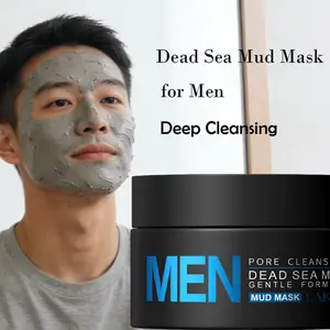 Men's Luxury Mud Mask, High Purity Mineral Clay, Gentle Cleansing, Deep Cleaning, Comfortable Fit, Perfect Skin Texture, Flawless