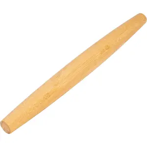 Classic French Rolling Pins Bamboo Wooden Rolling Pin for Baking Pizza Dough Pie Cookie 15.8-Inch Natural Finish