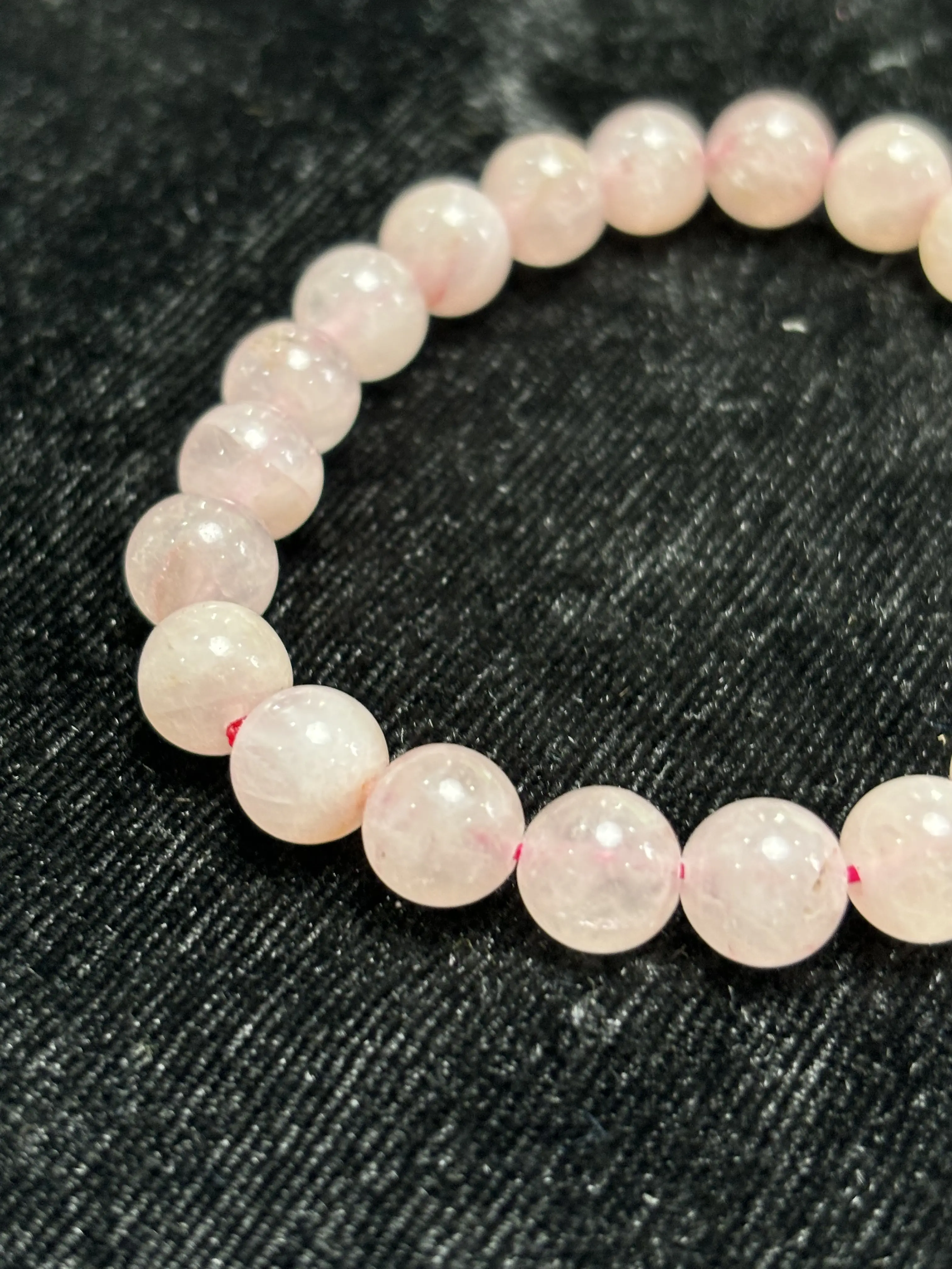 rose quartz bracelet  crystal bracelet 1 pc（8mm）