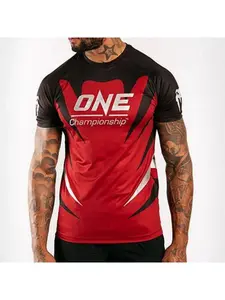 Summer Men's 3D Print Fightwear ONE Championship Fight Team Uniform Fans Breathable O Neck Short Sleeve Man Kids Casual T-shirt Graphic Print Shirt