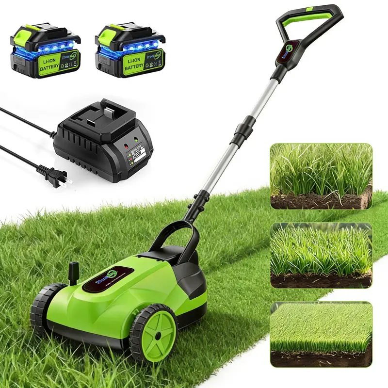 8.7-Inch Cordless Grass Trimmer, Weed Eater and Edger,summervibes