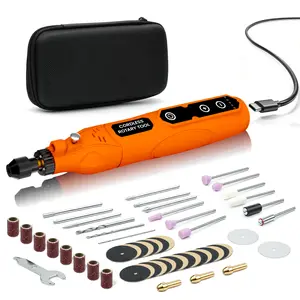 Mini Cordless Rotary Tool, 5-Speed and USB Charging Rotary Tool Kit with 70 Accessories, for Sanding, Polishing, Drilling, Etching, Engraving, DIY Crafts