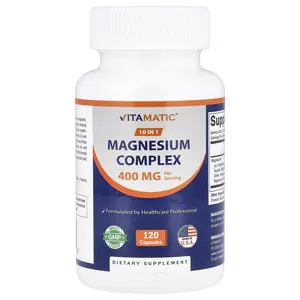 Vitamatic Magnesium Complex, 120 Capsules