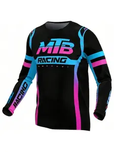 2026 hot selling men's camouflage riding clothes, DONYFOX motorcycle quick drying breathable long sleeved shirts, mountain bike downhill all terrain professional riding clothes, outdoor off-road adventure sports equipment, Athletic Activewear, Sport Top