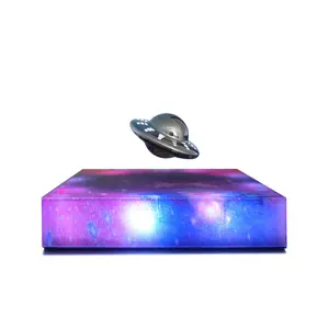 Levitating UFO Lamp, RGB Color Base Novelty Lighting, Starlights, Decorative Led Lights, Multi-purpose Office Home Decoration Night Light, Unique Toy Gifts