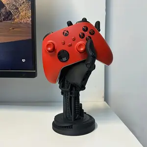 1PC Cyberpunk 3D Printed Game Controller Stand 🕹️ - Adjustable ABS Desk Organizer for Controllers/Phones, Multi-Functional Gamer Accessory, Console Controller Accessories, Black Friday Deal: Ideal Halloween & Back-to-School Gift 🎁