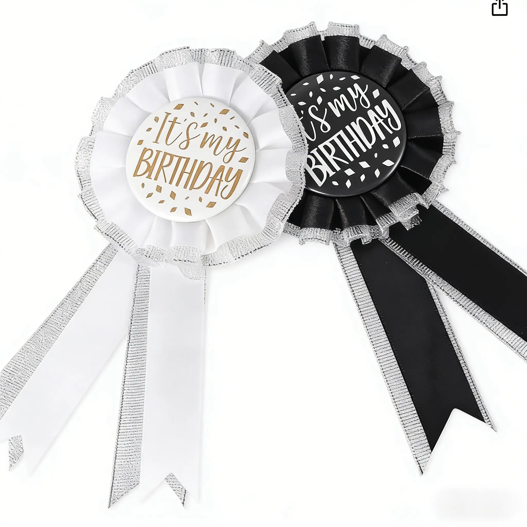 Birthday Party Badge - It's My Birthday Design, Cute Decoration Pin, Party Supplies for Birthday Celebration, Favors for Adults & Kids Brooch Pin Brooch Pin Clip