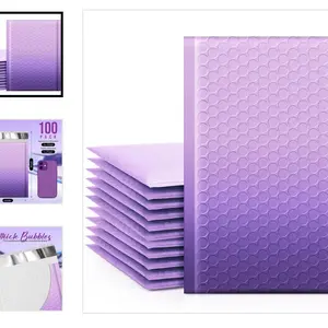 6x10 Gradient Purple Bubble-Mailer Padded Envelope, bolsas con burbujas para envíos