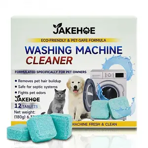 Eco-Friendly Washing Machine Cleaner Fights Pet Odors & Hair Build-Up for Fresh Clean Machines