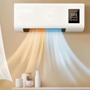 2 in 1 Air Conditioner 1800W Cool Warm Dual Use Wall Mounted Portable Air Conditioning with Remote Control for Bedroom