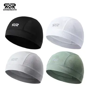 1/2 Pcs Cooling Breathable Mesh Skull Cap for Men Women Lightweight Quick Dry Cycling Moto Helmet Hard Hat Liner