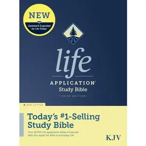 KJV Life Application Study Bible, Third Edition (Hardcover, Red Letter) -- Tyndale - Bible