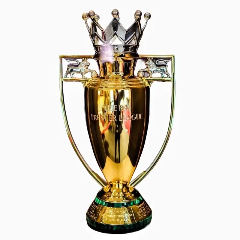 Premier League Golden Cup Model, Football Championship Trophy Collectible, Perfect Sports Award Replica, Fan Gift, Desktop and Living Room Decor, Soccer Trophies