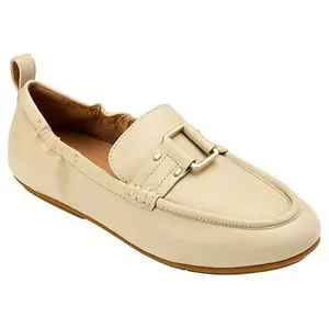 FitFlop Allegro Stud-Buckle Leather Loafers
