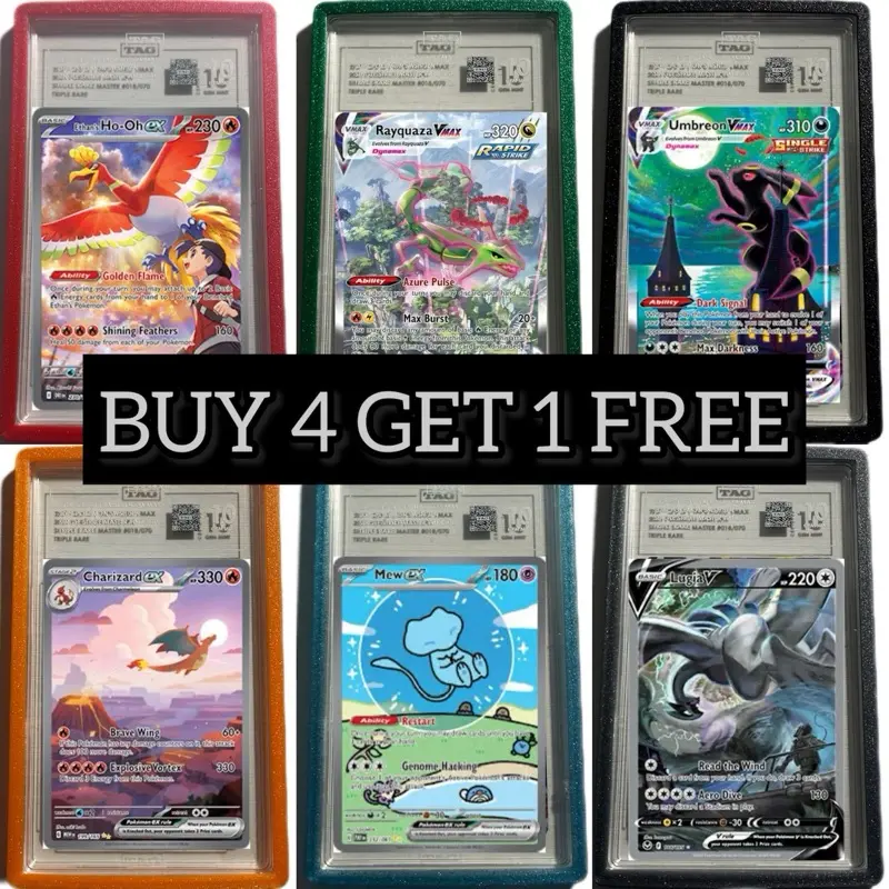 TAG Sparkly Card Guards  (NO CARD INCLUDED) - Premium Snap-In Slab Protector Cases (15+ Colors ONLY FITS TAG)