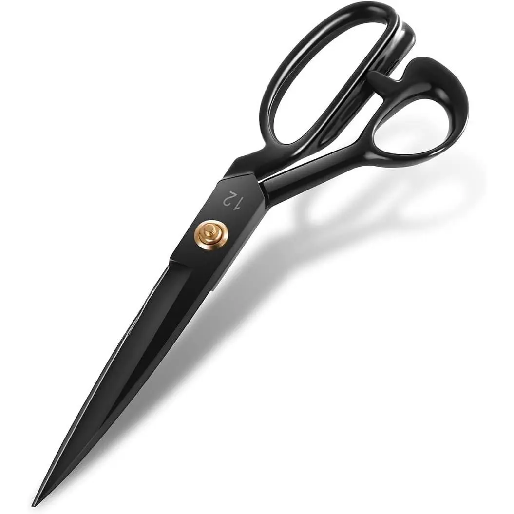 Professional Tailor  Heavy Duty Tailor Shears for Costume Designer Dressmaker Sewing Fabric Black