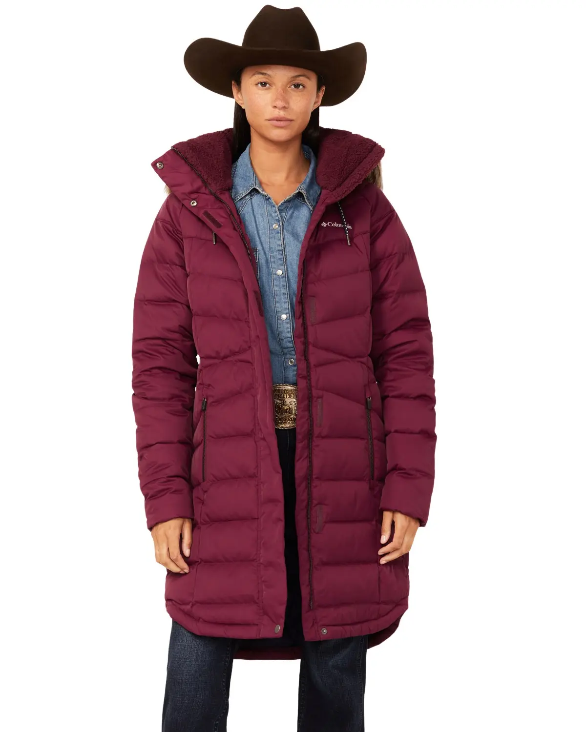 Columbia Women's Women'S Marionberry Belle Isle Mid Down Jacket - 2051441-616
