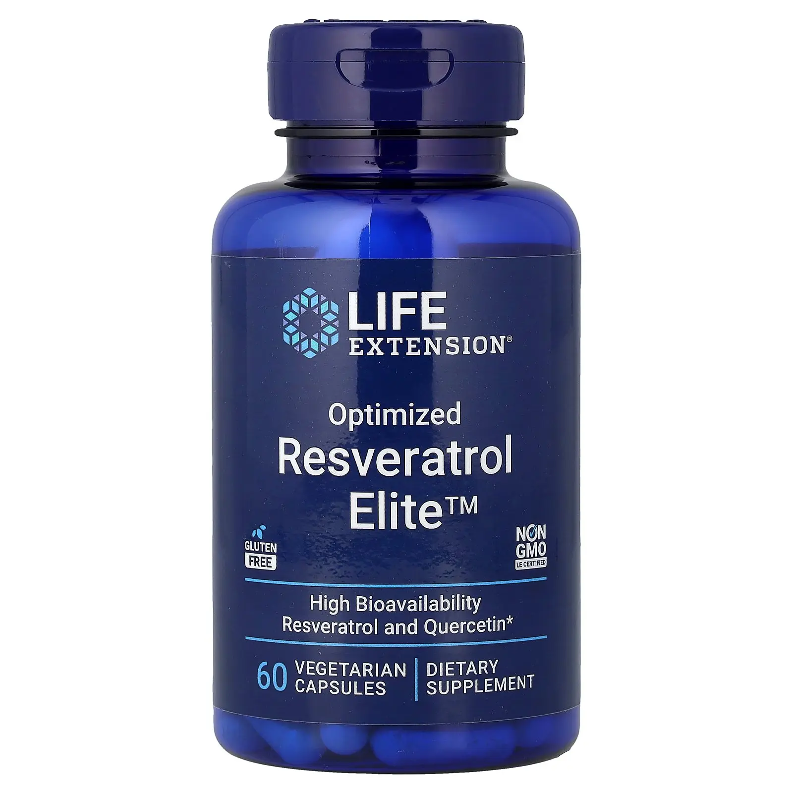 Life Extension Optimized Resveratrol Elite™, 60 Vegetarian Capsules
