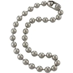 Jstyle Extra Large 9.5mm Men's Steel Ball Chain Necklace - Unmatched Durability