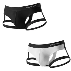 Jock Straps For Men Thong Underwear Male Sexy Lingerie Ice Silk Outfits Funny Brief For Play