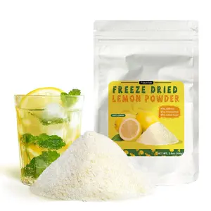Fraunitsh Freeze Dried Lemon Powder 3.52oz | Refreshing Lemon Juice Powder | Natural Fruit Powder for Drinks, Smoothies, Cooking, Baking | Filler Free, No Sugar and No Additives