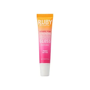 Ruby Kisses pH Lip Gloss, Intense Pink Tinted Lip Balm Stain, Mood Color Changing Lipstick with Mango Butter for Long-Lasting Hydration, Lightweight Non-Sticky Shine, Fuller & Smoother Lips