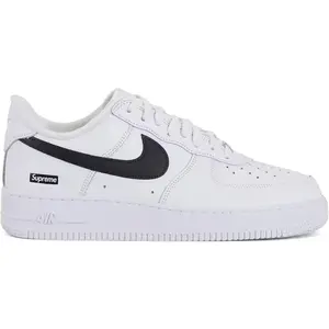 Nike Air Force 1 Low Supreme White Black | nike air force 1 | low top | classic sneaker | mens shoe | casual wear | iconic silhouette | hype | Comfortable Sneakers | Trending Shoes 2026 | Fashion Sneakers | Everyday Shoes | Classic Footwear | Street Shoes