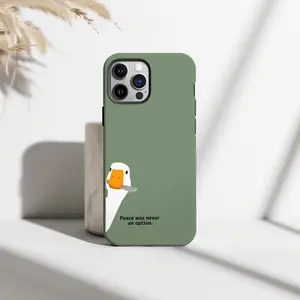Silly Goose Phone Case Funny Animal Lover Gift Protective Case Cottagecore Theme Gift For Iphone 17 16 15 14 13 12 Pro Max