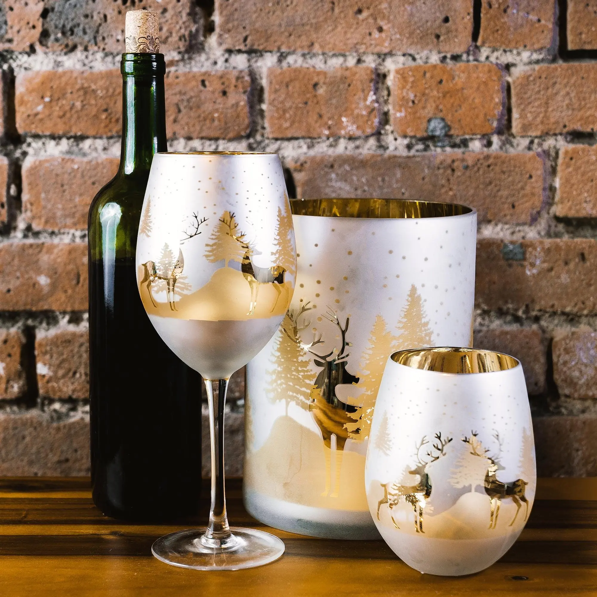 Christmas Wine Glasses Christmas Wine Gifts For Her Christmas Decorations Christmas Glasses Decor Holiday Gift Unique Christmas Gift for Mom