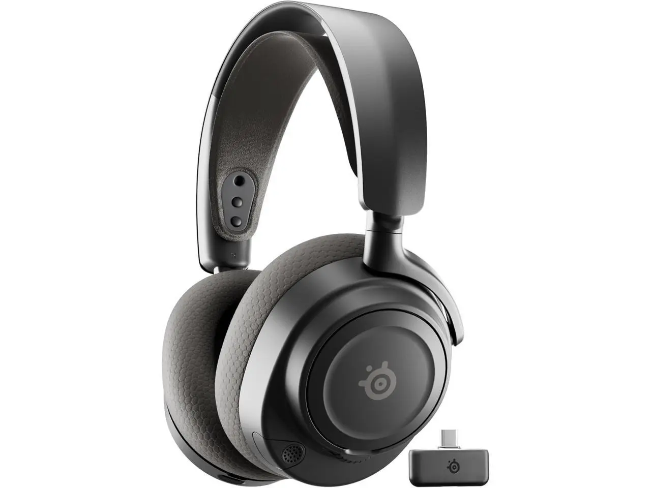 SteelSeries Arctis Nova 7P Wireless Gen 2 Gaming Headset - Real-Time App Control, 50+ HR Play, Neodymium Magnetic Drivers, Mix 2.4GHz/Bluetooth, PS5, PS4, PC, Switch 1/2, Mobile - Black