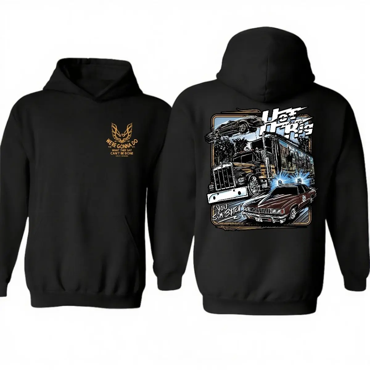 Smokey And The Bandit Two Sides Shirt, Classic Car And Truck Movie, Gift For Fans