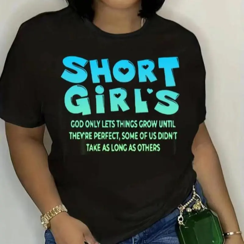 Women's Oversized Short-Sleeve Round Neck Cotton Graphic T-Shirt - Unisex Streetwear Sports Top, Casual Menswear Gift Option, Shortsleeve, Tshirt