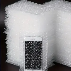 50 Pack 4x6 Inch Bubble Cushion Wrap Bags，Small Clear Bubble Out Pouches Double Walled Bubble Cushioning Bags for Shipping Moving Storage