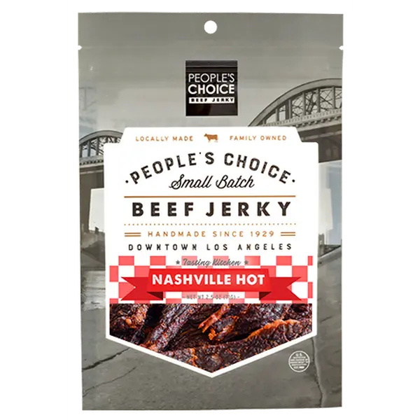 People's Choice Beef Jerky 2oz Tasting Kitchen - Nashville Hot