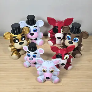 3D Printed Plush (Golden Freddy, Funtime Foxy, Funtime Freddy)