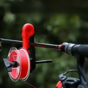 Portable Fishing Line Winder Machine, Rotating Bait Dispenser, Fish Lure Reel, 2 Pieces, Ideal for Carp Fishing Gear, Fishing Tackle