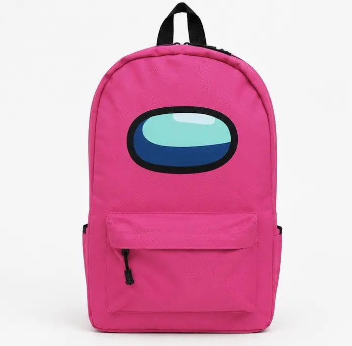 Pink Backpack Casual Travel Daypack