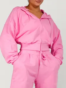 Cozy Zipper Jacket (Pink Sorbet)