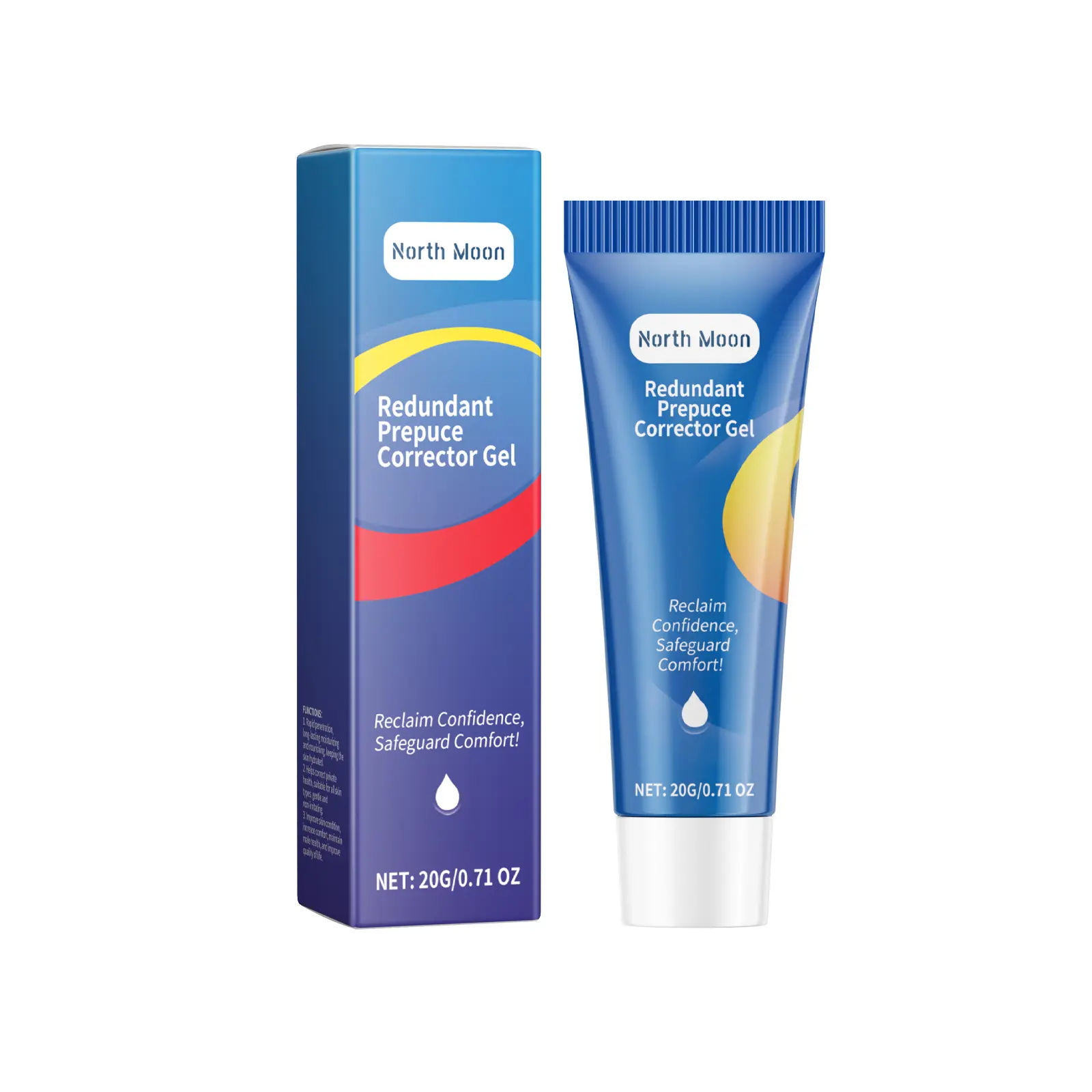 North Moon Men's Repair Gel, Gentle Care Gel