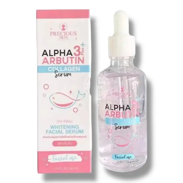 Alpha Arbutin 3% Collagen Facial Serum - Daily Anti-Aging Dark Spot Remover, Even Tone Serum for Radiant Skin, Single Item (50ml)