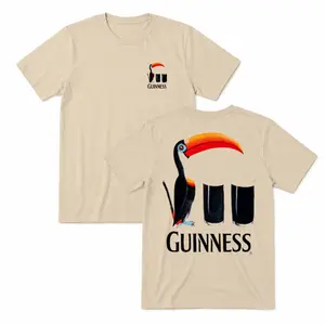 Guinness Toucan Classic Logo Graphic T-Shirt Retro Beer Bird Design Streetwear Aesthetic Soft Cotton Casual Tee Unisex Gift, guinness tee, toucan design, retro beer shirt, streetwear tee, vintage outfit