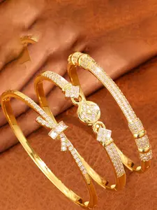 3-piece fashionable, elegant and versatile copper Bangle bracelet set, unique and exquisite bracelet, a must-have for fashion enthusiasts! Suitable for daily life, Christmas, Valentine's Day, and all seasons