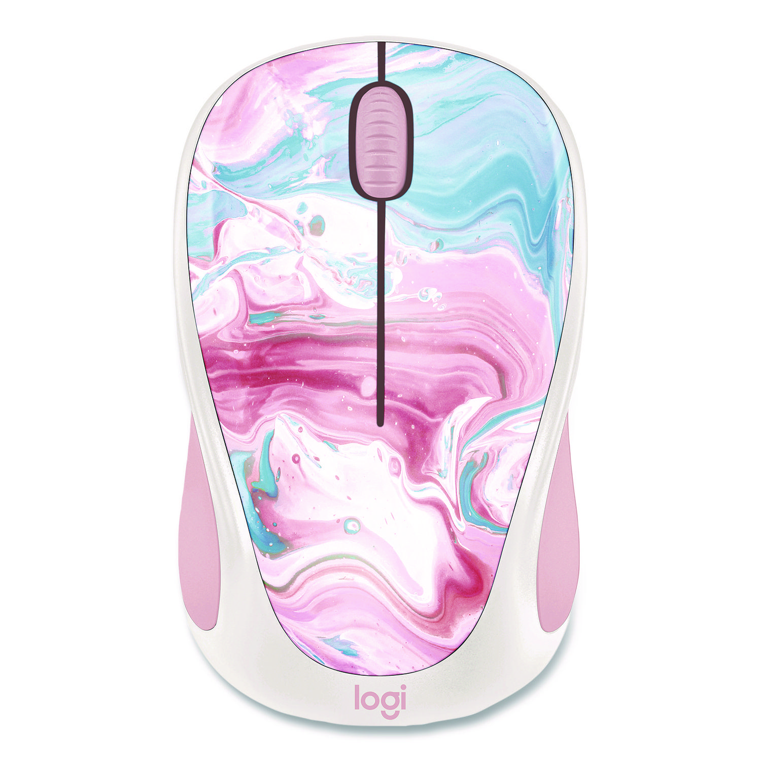 Logitech Design Collection 1000dpi Wireless Mouse Cotton Candy 910-007055