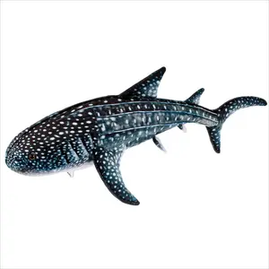 Real Planet™ Blue Whale Shark Realistic Plush Stuffed Animal