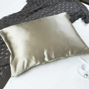 [Memorial Day Sale]NTBAY Natural Mulberry Silk Pillowcase for Hair and Skin,Ultra Soft,1 Piece,Hidden Zippered