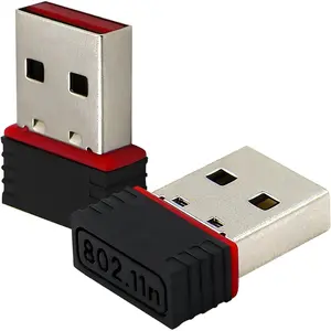 2 Pack150Mbps Free Driver Wireless USB WiFi Adapter, Single Band 2.4GHz, Free Driver only for Win10 Plug and Play