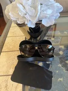 Pre-owned Carrera Mens Black Aviator Sunglasses with Case Never Worn